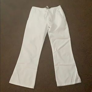 White Scrub Pants